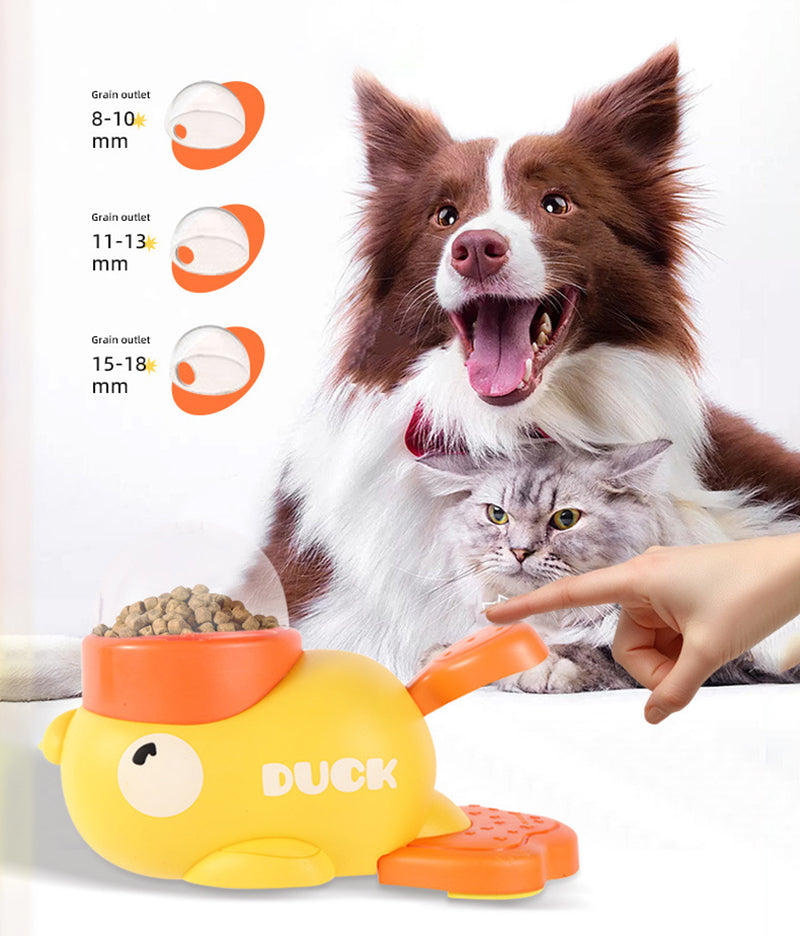 Automatic, Interactive, Educational Pet Feeder Toy