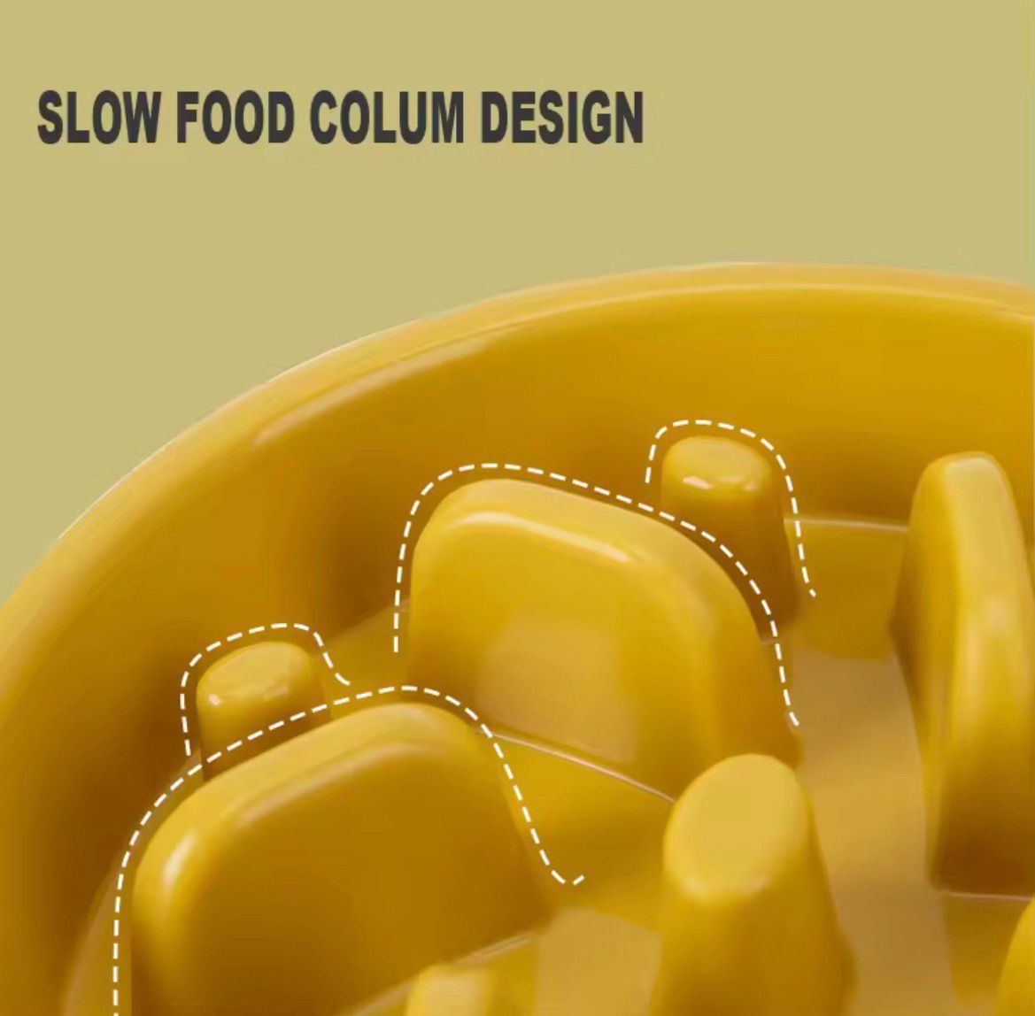 Slow feeder Dog Bowls, Anti-Choking, Anti-Slip Puzzle Dog Food Bowls