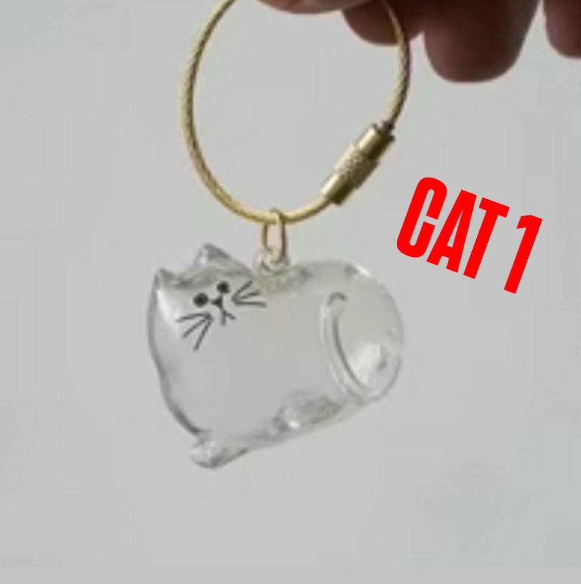 Pet fur memory keychain,  Creative Pet Fur Keepsake Holder, Can Be Used as Pendant, Gift & Memorial